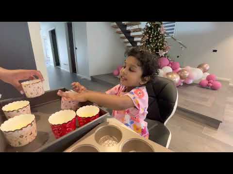 Keziah Making Cupcakes