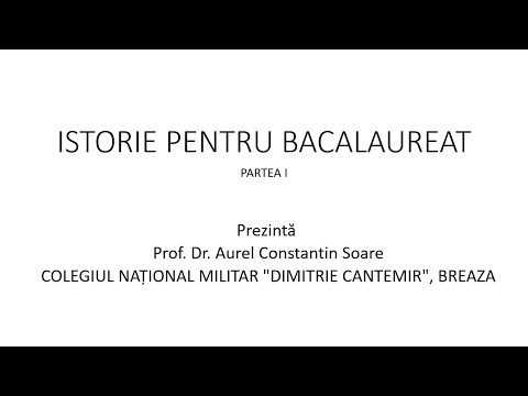 Lectie Istorie TV - partea 1