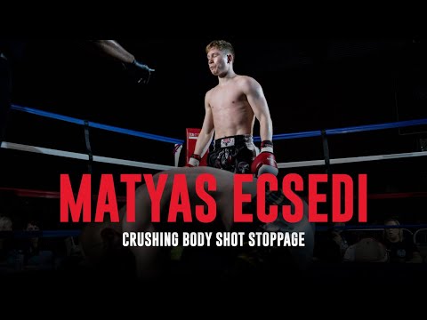Matyas Ecsedi's crushing body shot stoppage | Fight Record