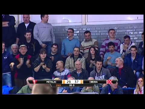 ABA Liga 2014/15, Round 23 highlights: Metalac Farmakom - Cibona (2.3.2015)