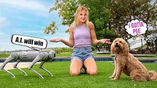 Real Dog or A.I. Robot Dog! Which is better?