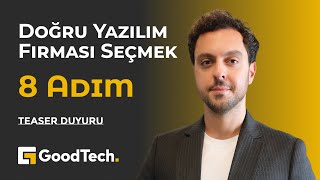 Doğru Yazılım Firması için 8 Adım | Teaser Duyuru