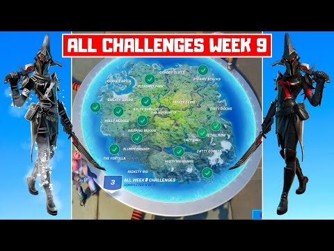 All Week 9 Challenges Guide! - Fortnite Chapter 2 Season 3