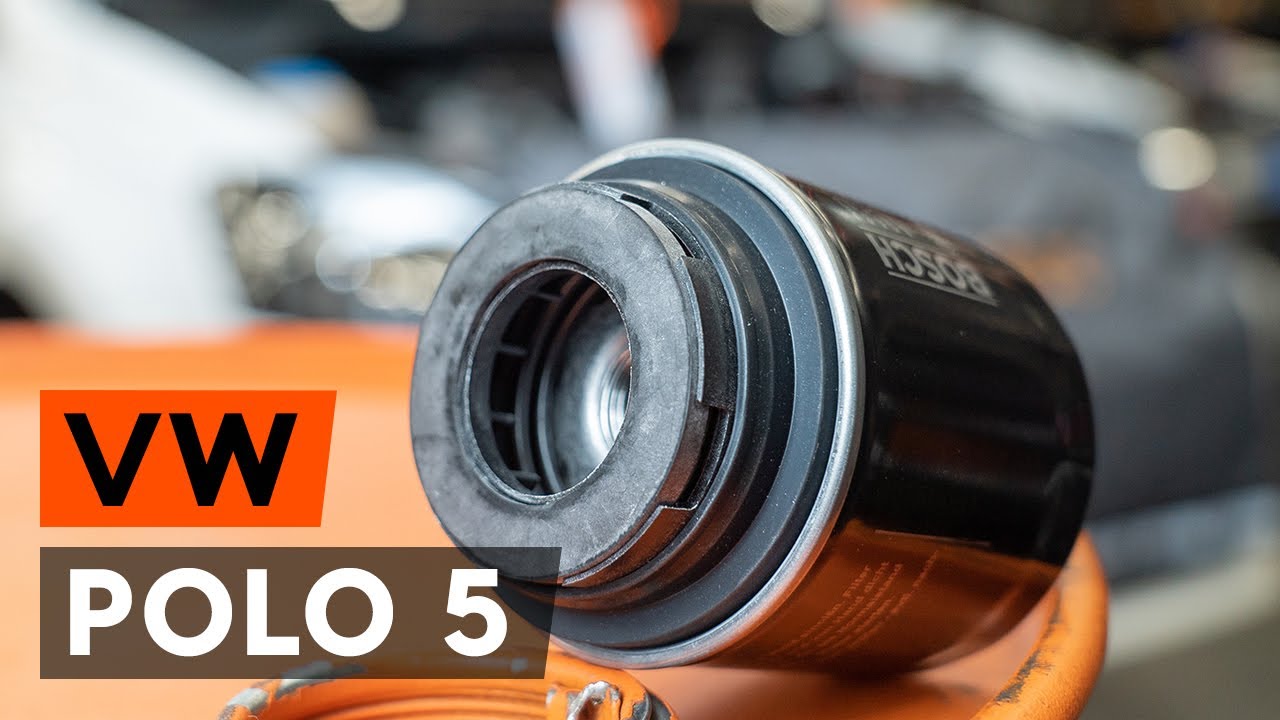 Como mudar óleo do motor e filtro em VW Polo 5 - guia de substituição