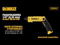Miniatura vídeo do produto Parafusadeira 1/4" 6,35mm 8V Max Ion De Lition Dewalt Dcf008-Br 127V DCF008-BR