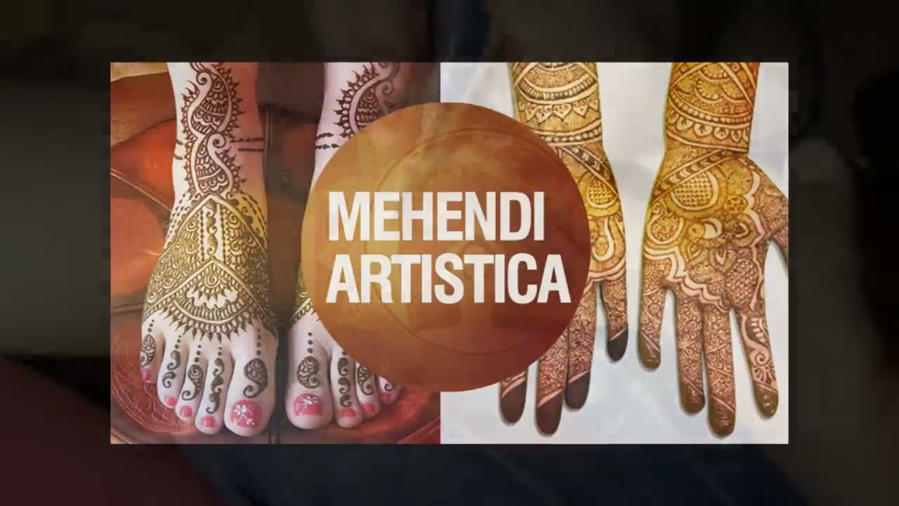bridal black shaded mehndi design tutorial for weddings by mehndi artistica