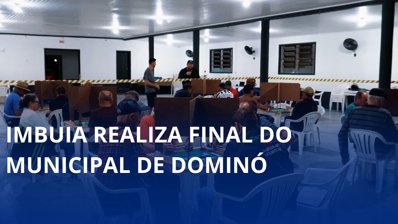 Imbuia realiza final do municipal de dominó
