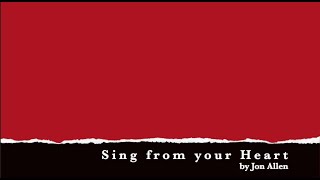 Sing From Your Heart (Vocal with Lyrics)