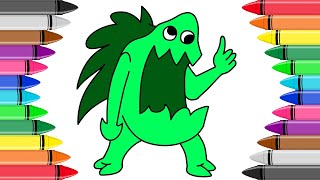 How to Draw STINKY JOEL Garten Of BanBan