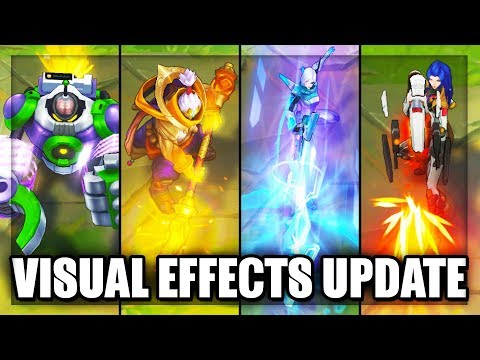 All New VFX Update - All Skins Ashe, Jax, Blitzcrank, Caitlyn - League of Legends
