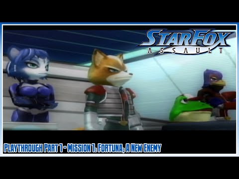 Star Fox Assault Playthrough Part 1 - Mission 1: Fortuna; A New Enemy