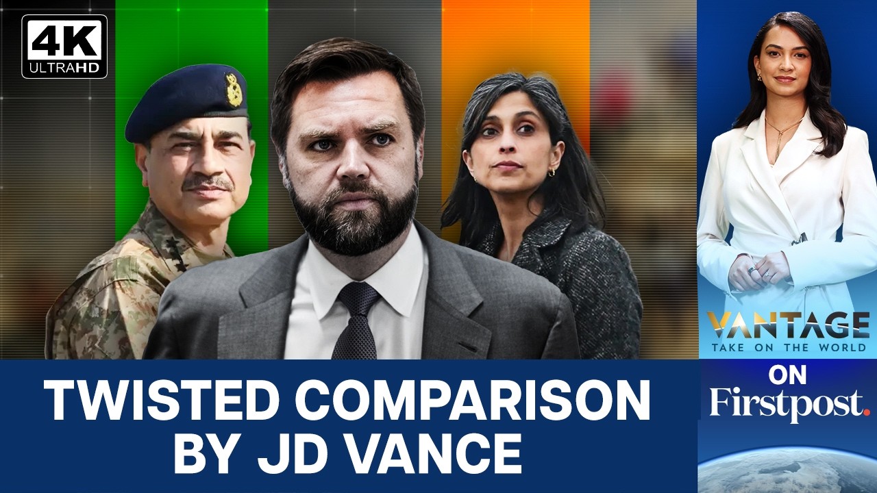 'My Indian Wife Usha & Asim Munir': JD Vance Names His 'Favourite People' | Vantage on Firstpost