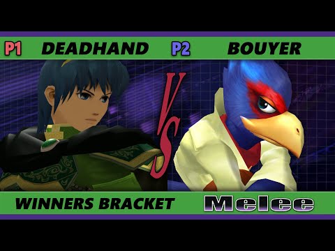 S@X 423 - deadhand (Marth) Vs. Bouyer (Falco) Smash Melee - SSBM