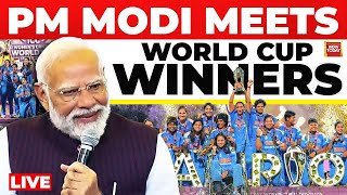 Download lagu PM Modi LIVE With Indian Women Cricket Team | World Cup Champions Meet PM Modi mp3