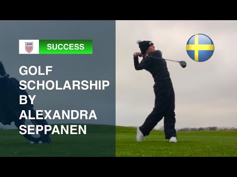 Sweden Golf Scholarship Success Story | Alexandra Seppanen