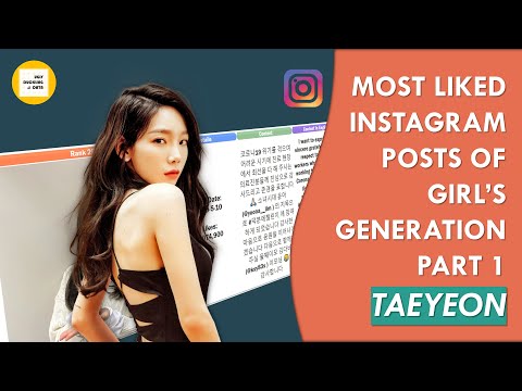 Most-Liked Instagram Posts Of Taeyeon SNSD Girl's Generation (Part #1) By Jun 2020 with Eng Trans