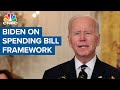 President Joe Biden on spending bill framework: Nobody got everything they wanted