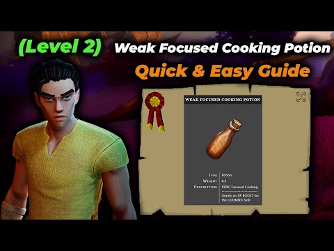 Cooking Xp Boost Tutorial Weak Focused Potion Guide Runescape Dragonwilds