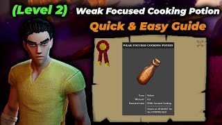 Cooking XP Boost Tutorial – Weak Focused Potion Guide | Runescape Dragonwilds