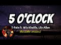 5 O Clock T Pain Ft Wiz Khalifa Lily Allen Karaoke Version