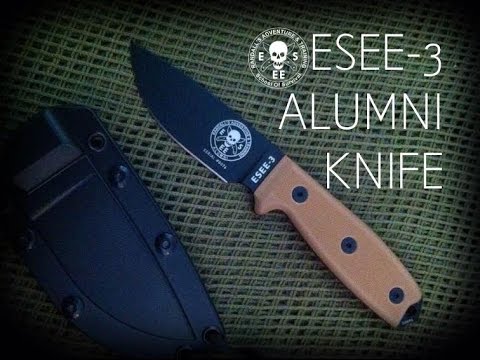 ESEE-3 Alumni Knife- Black Scout Reviews