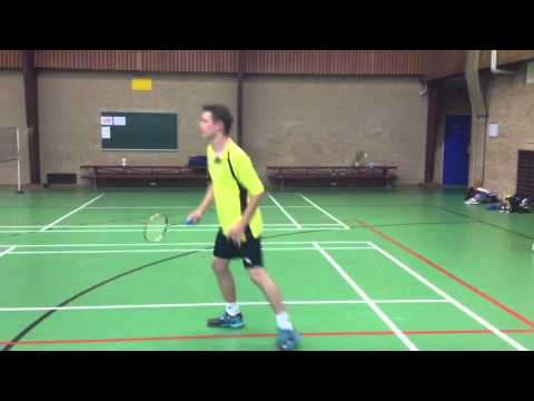 Backhand bovenhands in slowmotion door Rick Steuten