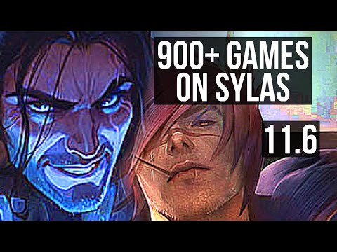 SYLAS vs SETT (MID) | 7 solo kills, 900+ games | KR Grandmaster | v11.6