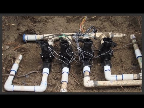 How to replace sprinkler valves.