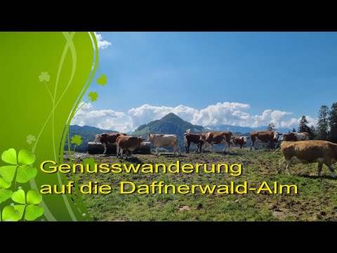 Genusswanderung über die Daffner Almen, und Euzenau zum Duftbräu