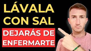 Frota tu nuca con sal y observa como limpias todo tu cuerpo.