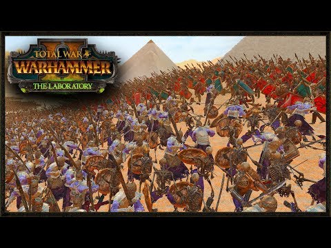 Massive 26,000 Tomb Kings Vs Naggash Battle - Total War Warhammer 2 mod Gameplay