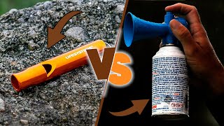 Survival Whistle vs Air Horn: Which Emergency Alert Device is Louder?