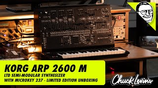 Video thumbnail for KORG ARP 2600 M LTD Semi-Modular Synthesizer with MicroKey 237 - Limited Edition Unboxing by Chuck Levin's Washington Music Center