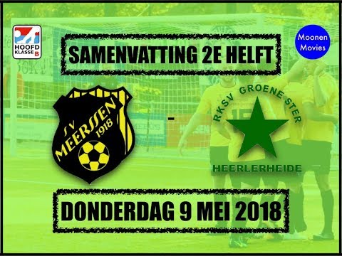 SV Meerssen-Groene Ster (2e helft) 09-05-2018