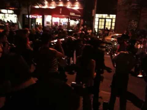 Killsonic performing inside and outside of LPR