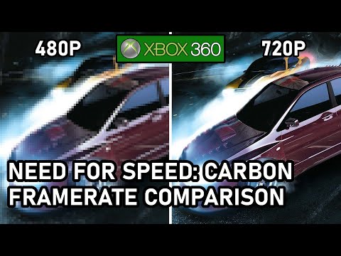 Need for Speed: Carbon  |  Xbox 360  |  480P vs 720P  |  Frame Rate Comparison