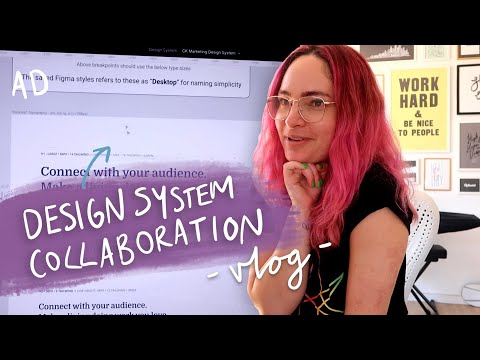 Design & dev collaboration on design system ❤️ remote work vlog - AD