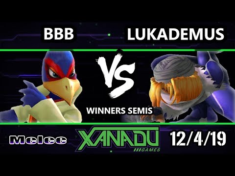 S@X 331 SSBM - Lukademus (Sheik) Vs. BBB (Falco) Smash Melee Winners Semis