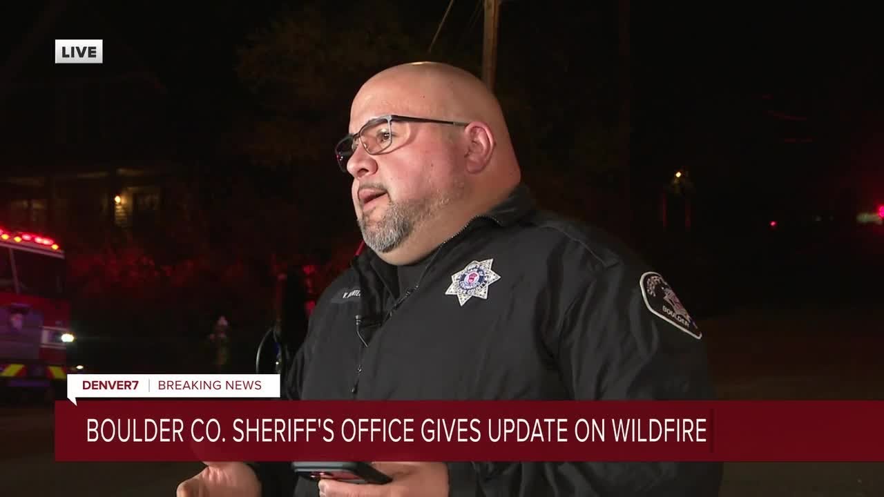 Boulder Co. Sheriff's Office update on Goat Trail Fire