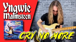 Yngwie Malmsteen - Cry No More (guitar solo cover by JR)