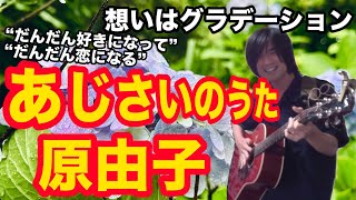 あじさいのうた（原由子の曲）想いはグラデーション【ギター弾き語り・寸評つき】