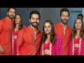 Handsome Hunk Varun Dhawan With Gorgeous Wife Natasha Dalal For करवाचौथ पूजा A