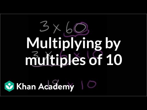 Multiply by tens word problems
