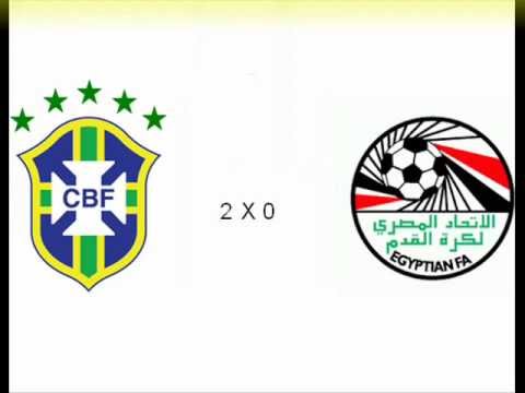 BRASIL 2 X 0 EGITO AMISTOS INTERNACIONAL 2011