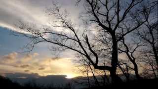 preview picture of video 'Time Lapse - Sunset at Three Knob Overlook on the Blue Ridge Parkway'