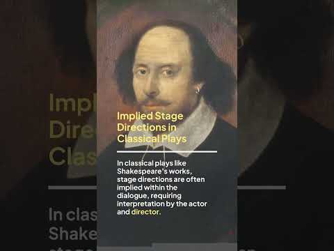 Συνοπτική παρουσίαση της έννοιας των σκηνικών οδηγιών και της σημασίας τους στα θεατρικά έργα. 