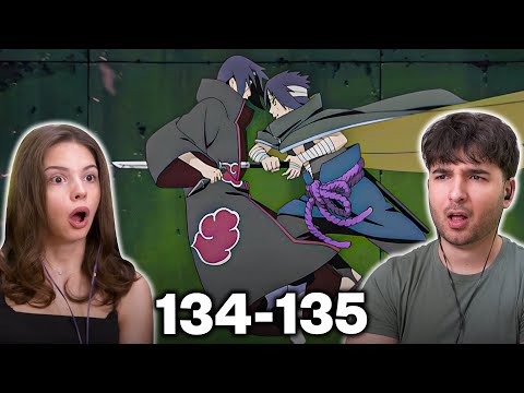 SASUKE VS ITACHI IS HAPPENING!!🔥Naruto Shippuden Ep. 134-135 REACTION!