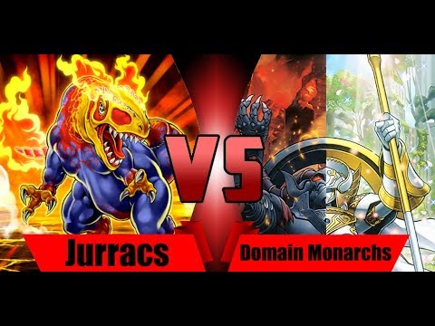 Yugioh: Jurracs Vs Domain Monarchs (Match, June 2018 Format)