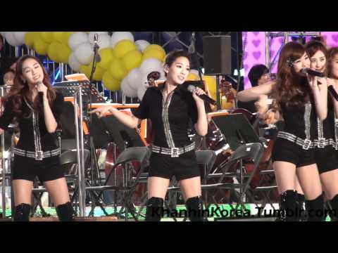 [110514] SNSD - Gee (Pyeongchang Winter Olympics Bid) Taeyeon-Focused