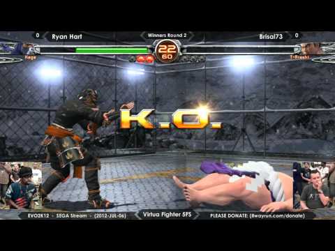 EVO2K12 - VF5FS Pool 1 W2 - Ryan Hart VS Brisal73